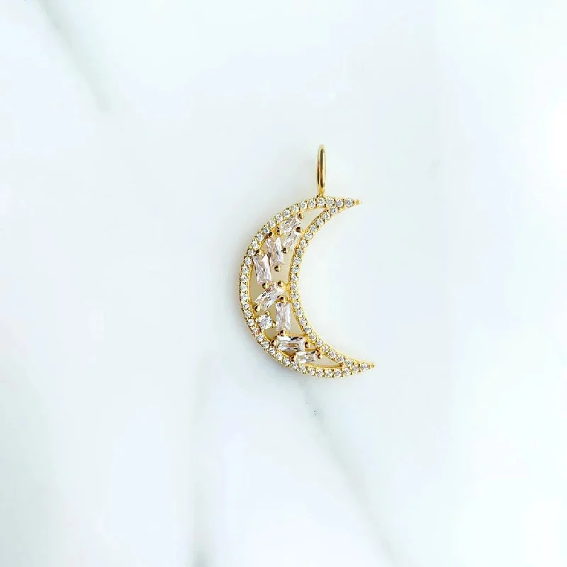 Big Baguette Moon Charm