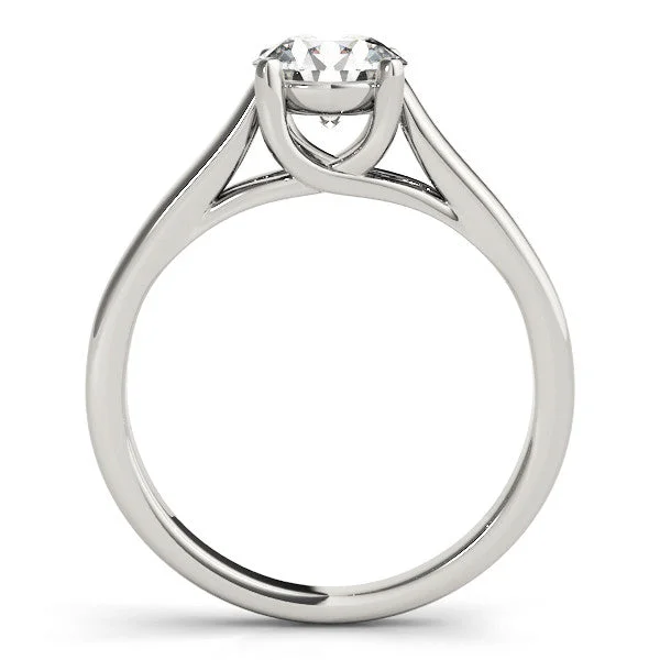 14k Gold Round Solitaire Engagement Ring