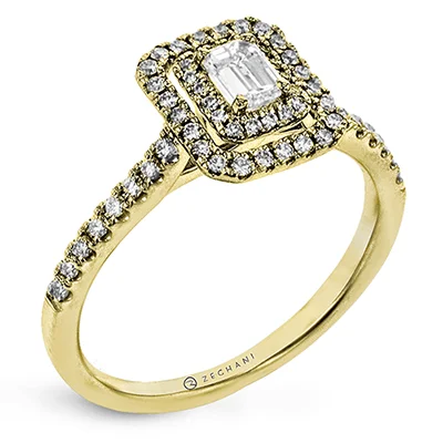 14k Yellow Gold .52ct Diamond Engagement Ring