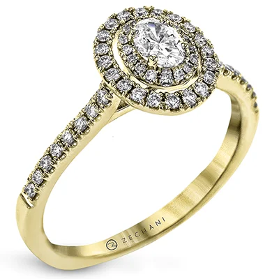 14k Yellow Gold .54ct Diamond Engagement Ring