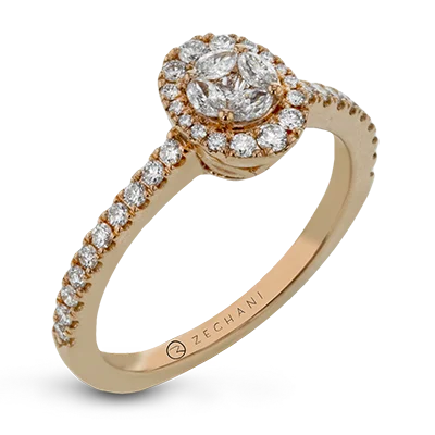 .50ct 14k Rose Gold Engagement Ring