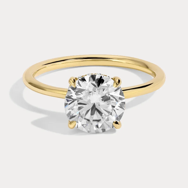 Allie - 2.00ct Round Brilliant Lab Grown Diamond Ring