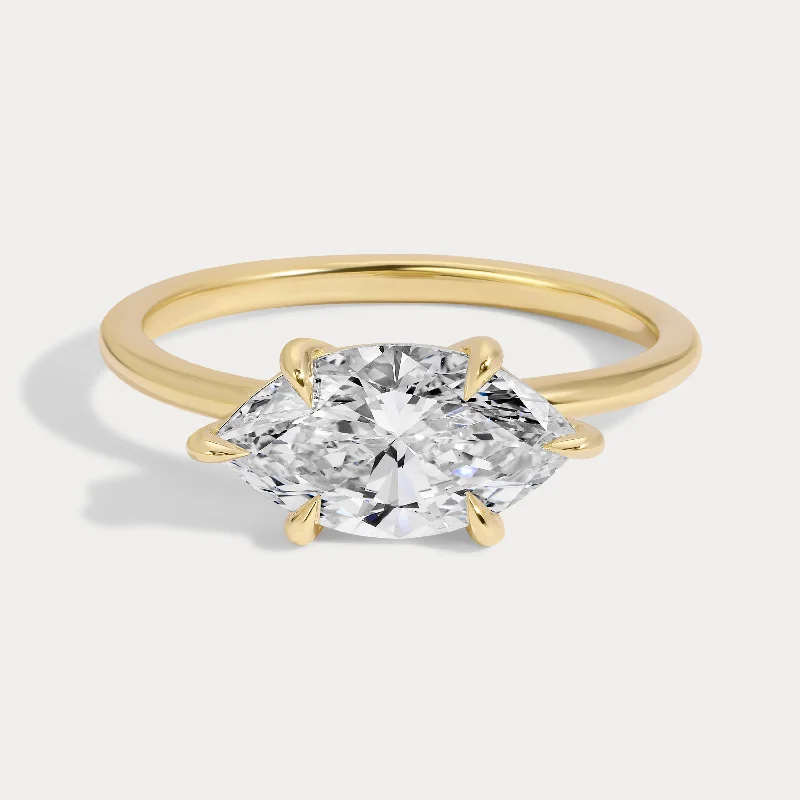 Bess - 3.74ct Marquise Brilliant Lab Grown Diamond Ring