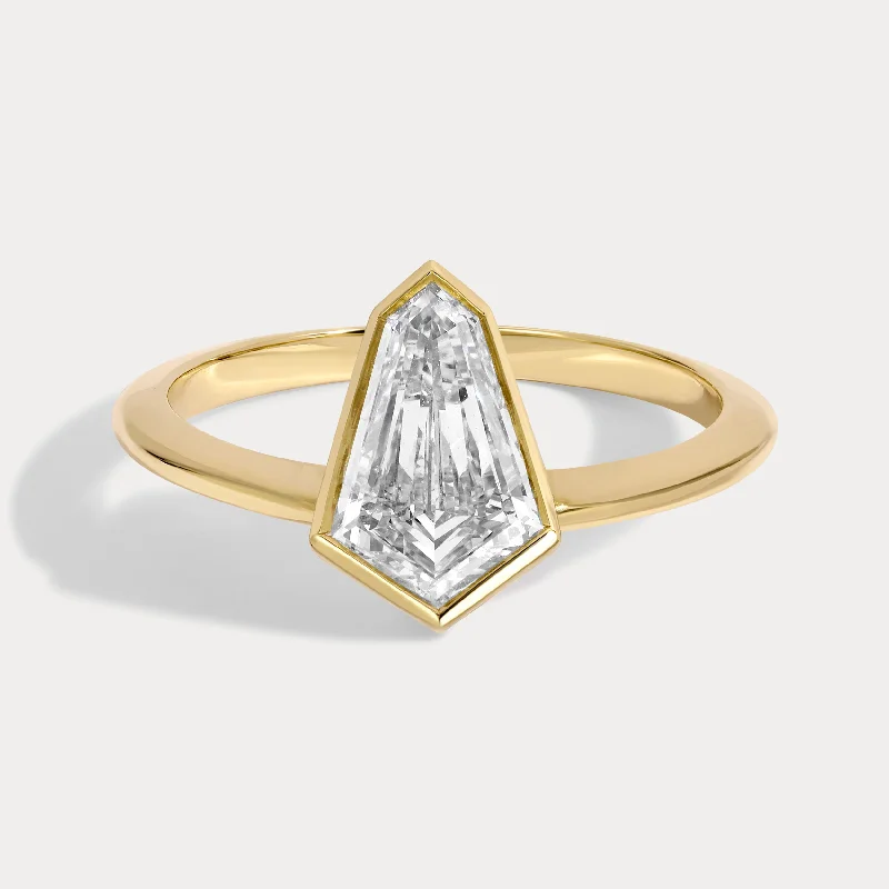 Eloise - 1.14ct Kite Shape Lab Grown Diamond Ring