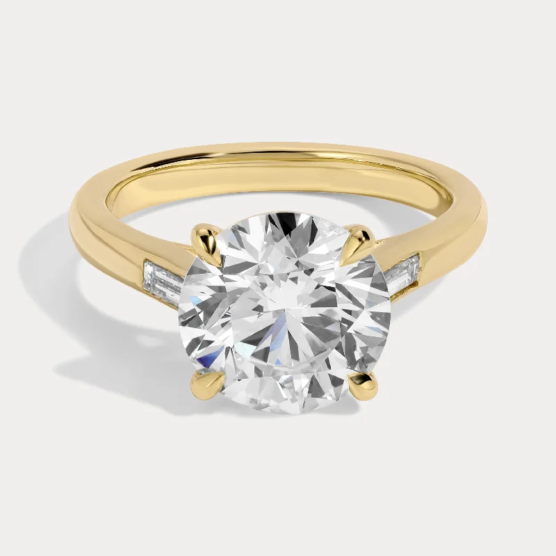 Stephanie - 3.23ct Round Brilliant Diamond Ring