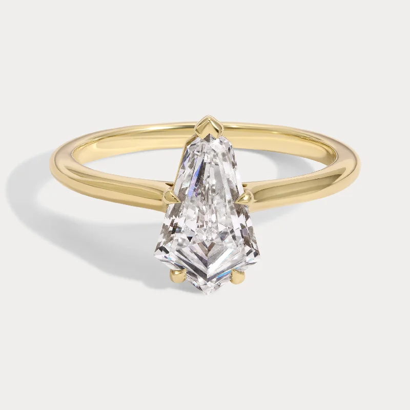 Claire - 1.25ct Kite Shape Lab Grown Diamond Ring