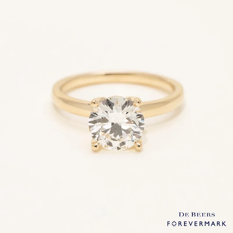 Forevermark Diamond Solitaire Engagement Ring in 14kt Yellow Gold (2ct)