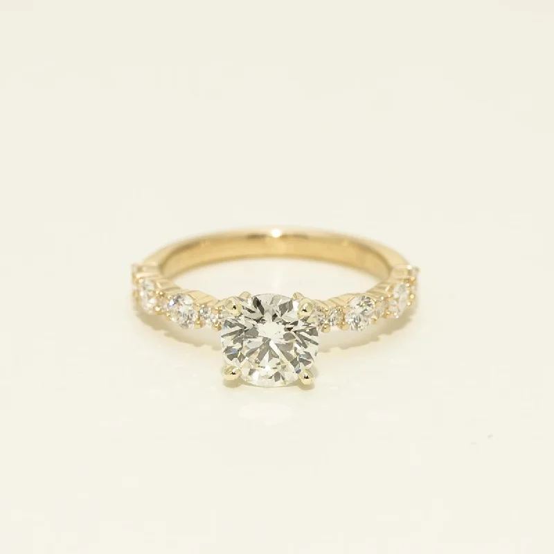 Diamond Engagement Ring in 14kt Yellow Gold (1 3/4ct tw)