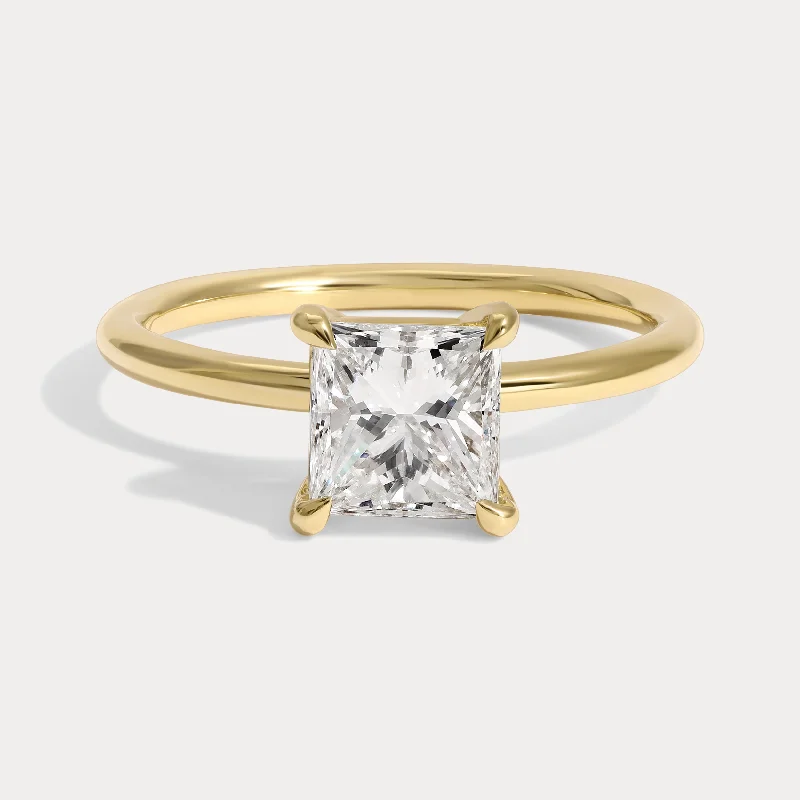 Ella - 1.26ct Princess Cut Diamond Ring