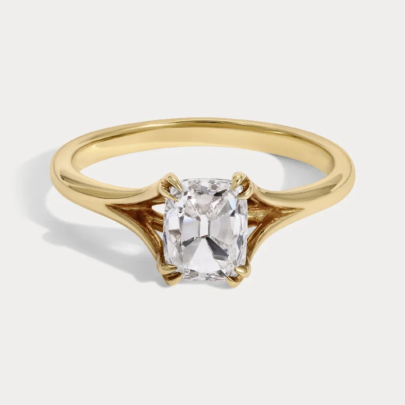 Emory - 1.09ct Elongated Old Mine Diamond Ring