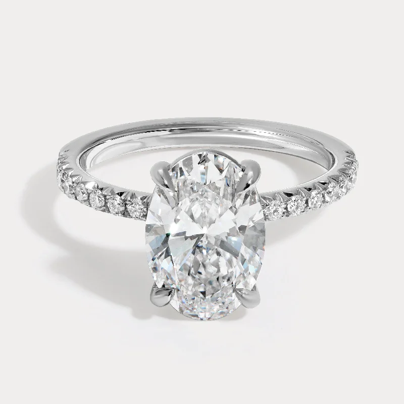 Hailey - 2.21ct Oval Brilliant Lab Grown Diamond Ring