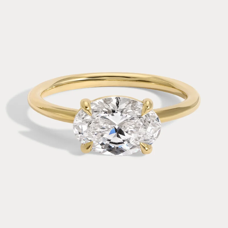 Iris - 1.73ct Oval Brilliant Lab Grown Diamond Ring