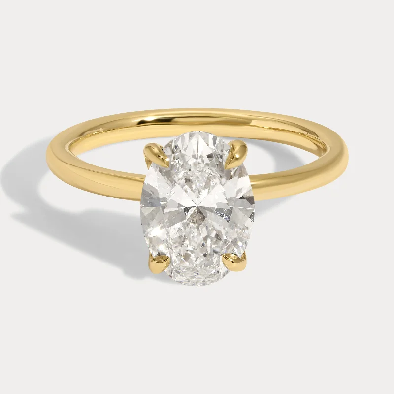 Lexie - 2.06ct Oval Brilliant Lab Grown Diamond Ring