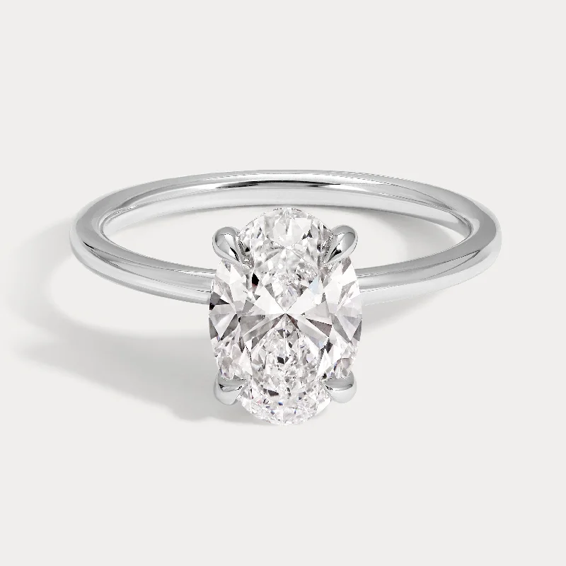 Mila - 1.70ct Oval Brilliant Lab Grown Diamond Ring