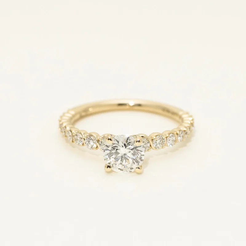 Northern Star Diamond Engagement Ring in 14kt Yellow Gold (1 1/4ct tw)