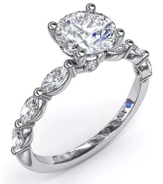 Perfectly Polished Diamond Engagement Ring