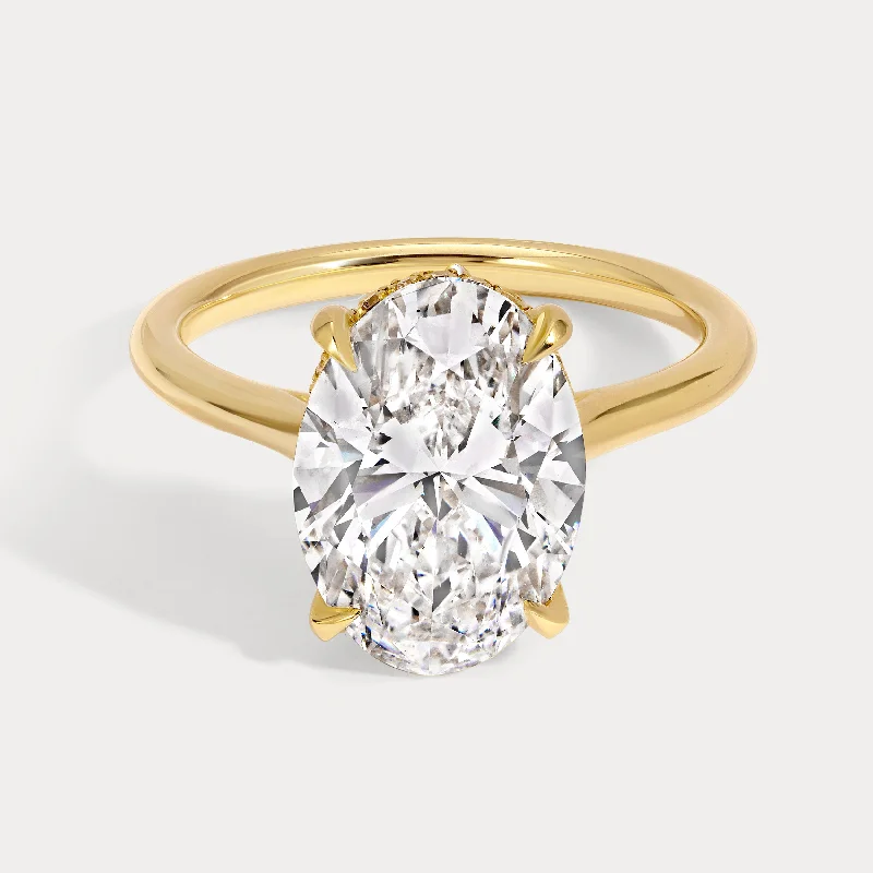 Scarlett - 4.03ct Oval Brilliant Lab Grown Diamond Ring