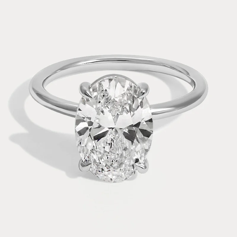 Sloane - 3.18ct Oval Brilliant Lab Grown Diamond Ring