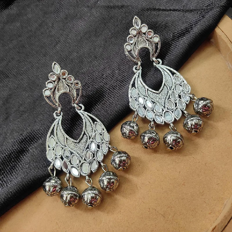 Bhavi Jewels Oxidised  Plated Dangler Earrings