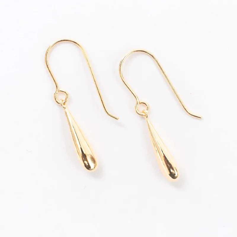 Gold Vermeil Small Pod Drop Earrings