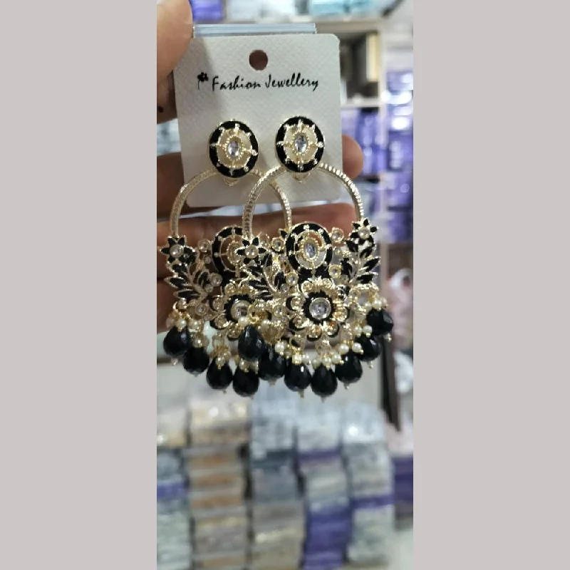 Manisha Jewellery Gold Plated Pearls Dangler Earrings