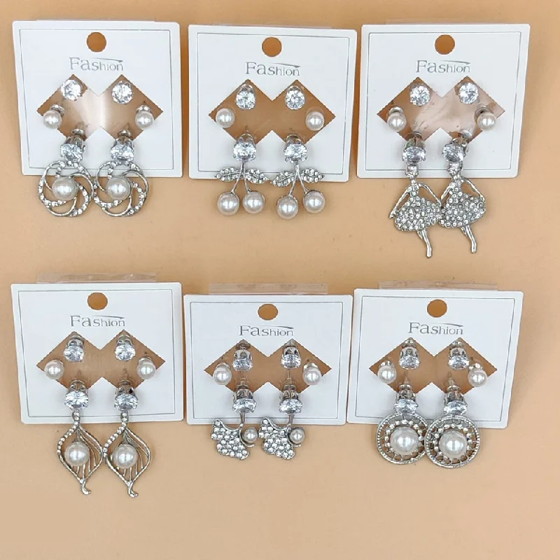 MD Art Dangler Earrings (Mix Design)