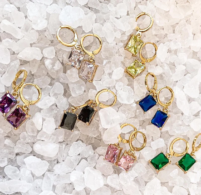 rec drop earrings : more color options!