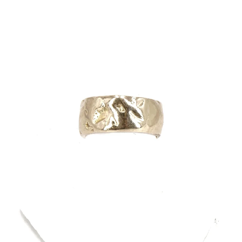 14K Gold Freeform Band