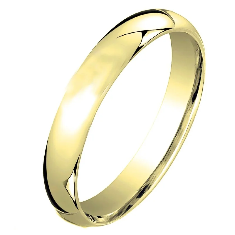 3MM Unisex Comfort Fit Wedding Band Ring