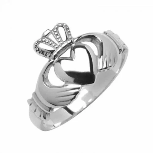 Gents Claddagh Ring - Sterling Silver