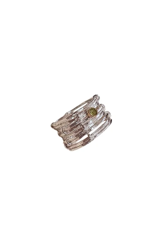 Multi Layer Stone Ring