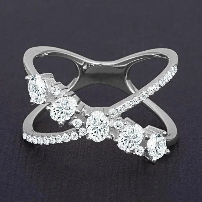 Oval Design Mini X Ring