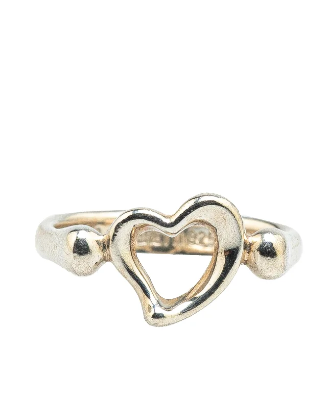 Sterling Silver Open Heart Ring