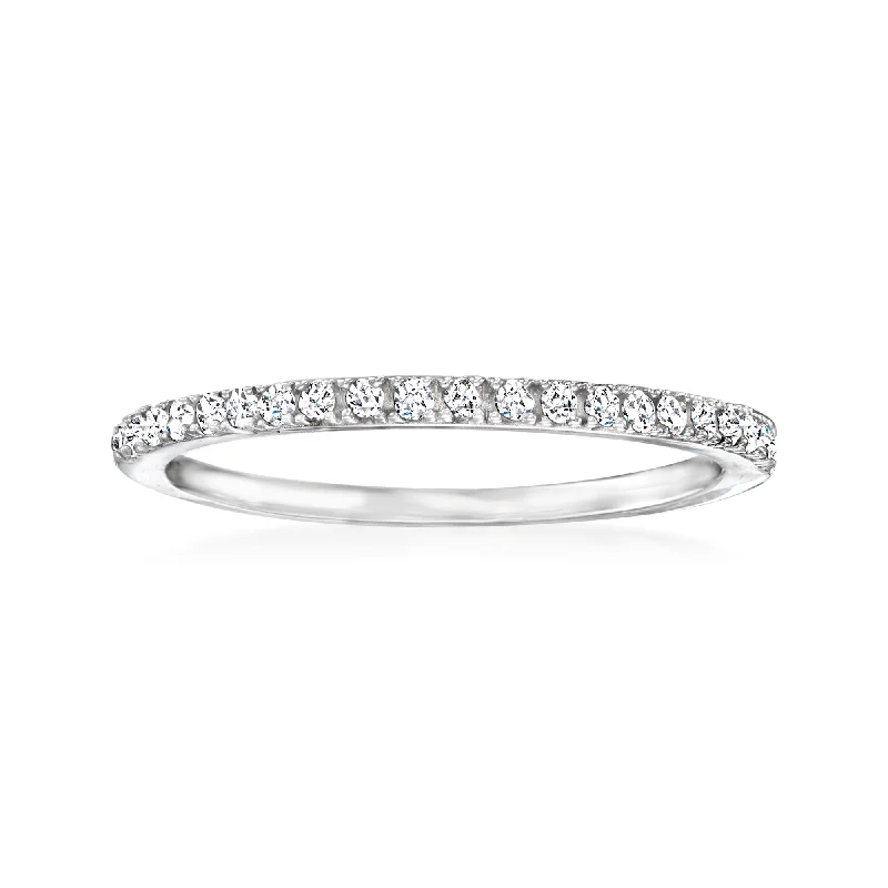 Ross-Simons Diamond Ring in Sterling Silver