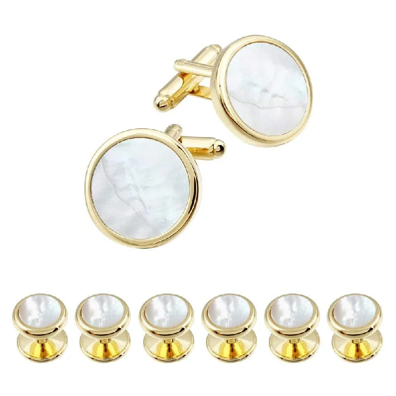 18k Gold Cufflink Set