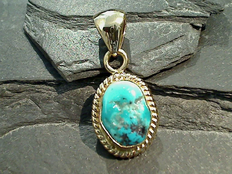 Rough Turquoise, Alchemia Pendant