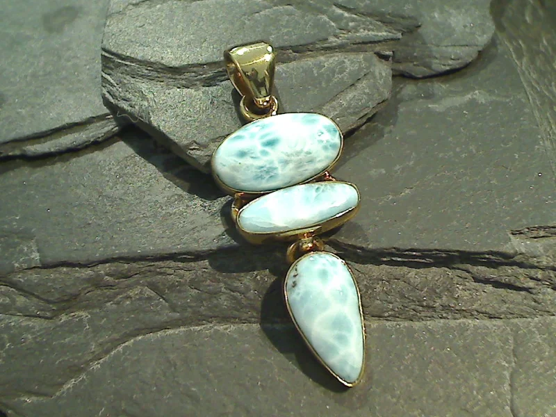 Larimar, Alchemia Large Pendant