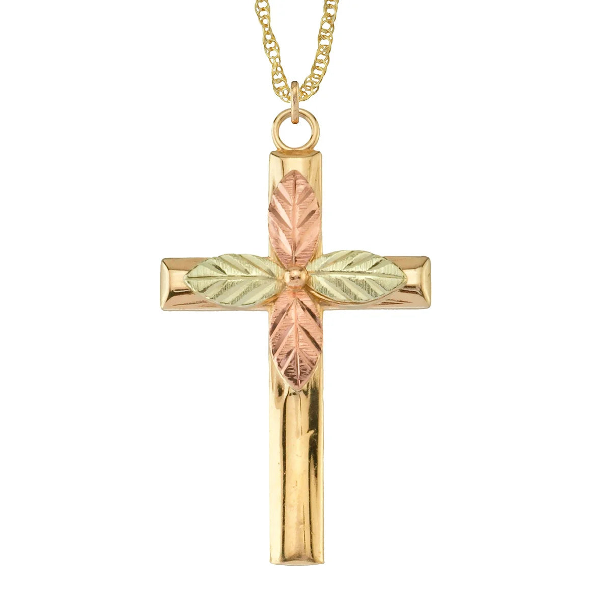 Black Hills Gold 10K Cross Pendant