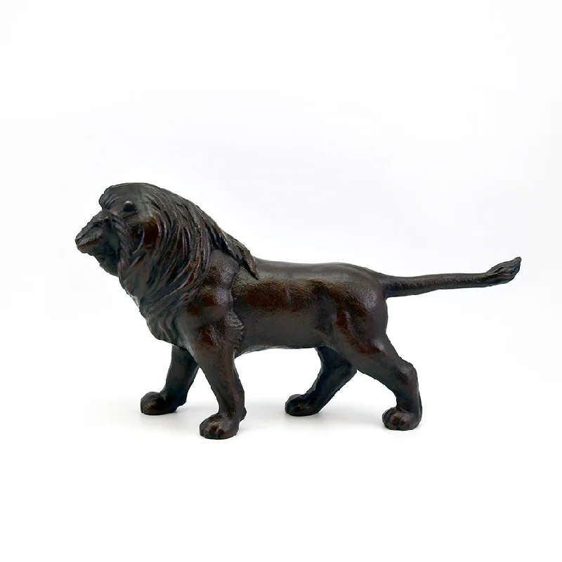 Bronze Lion Figurine