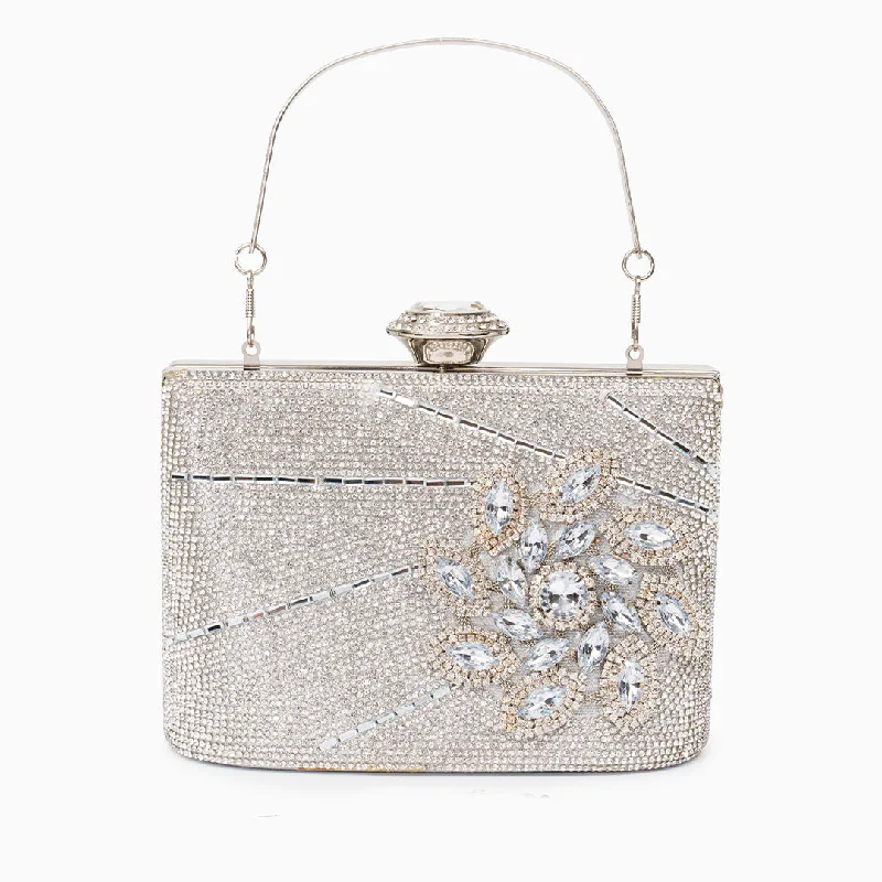 Eda Diamond Encrusted Clutch Bag