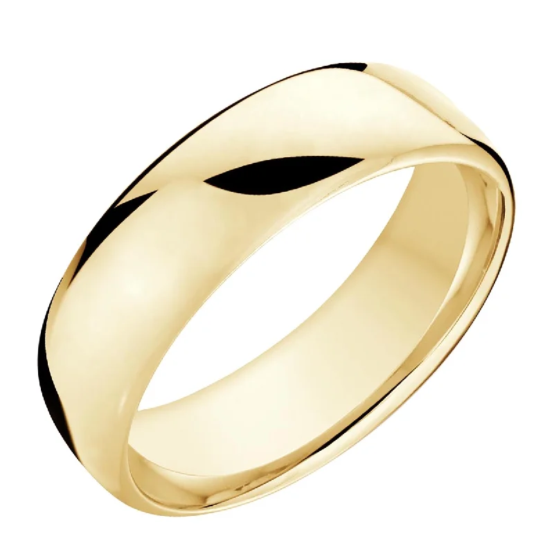 European Fit Wedding Band in 14kt Yellow Gold (7.5mm)