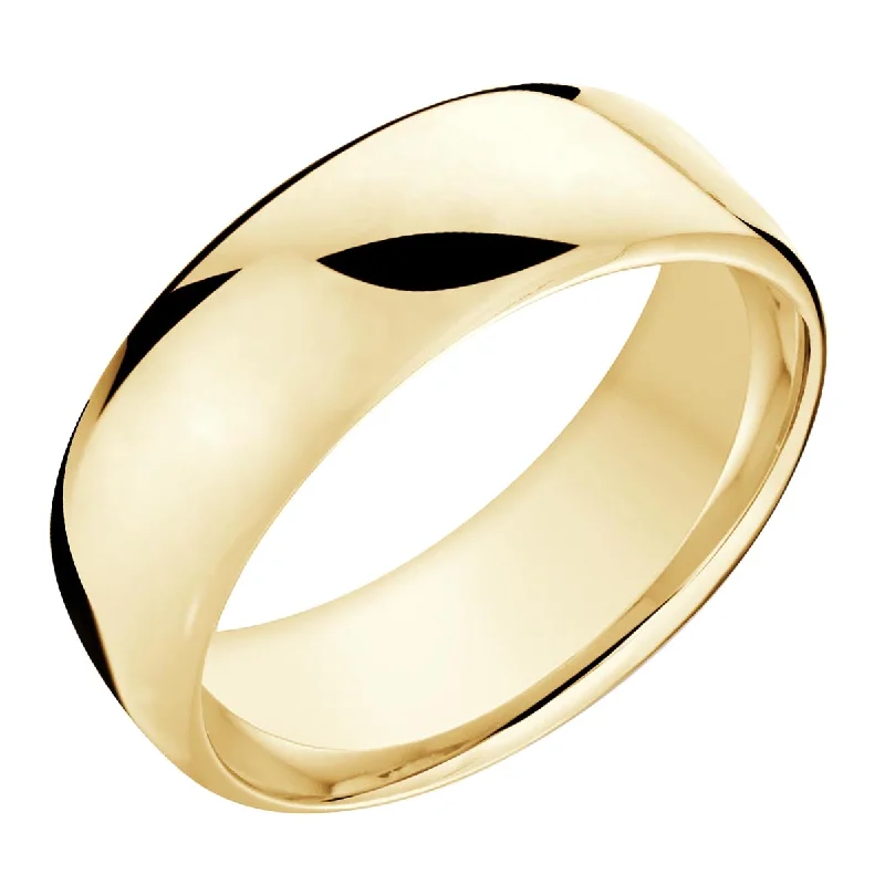 European Fit Wedding Band in 14kt Yellow Gold (8.5mm)