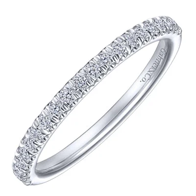 Gabriel Diamond Stackable Band in 14kt White Gold (1/4ct tw)