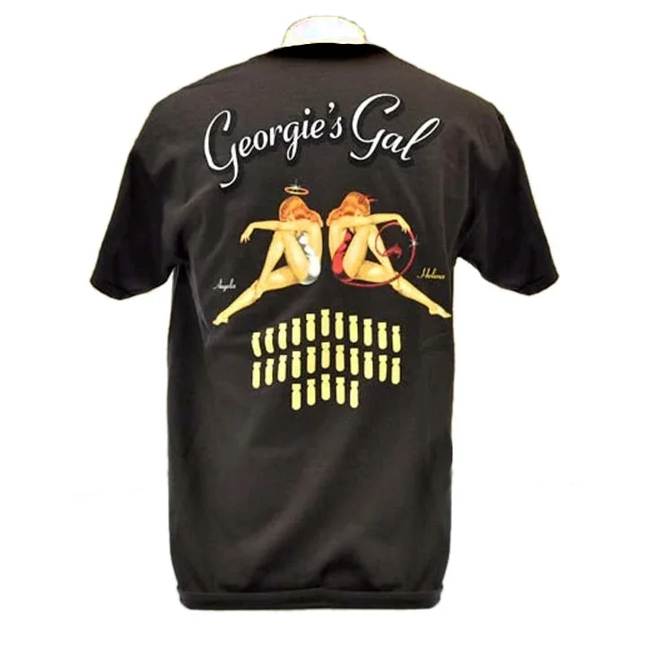 Georgie's Gal B-25 Mitchell Nose Art Bomber T-Shirt