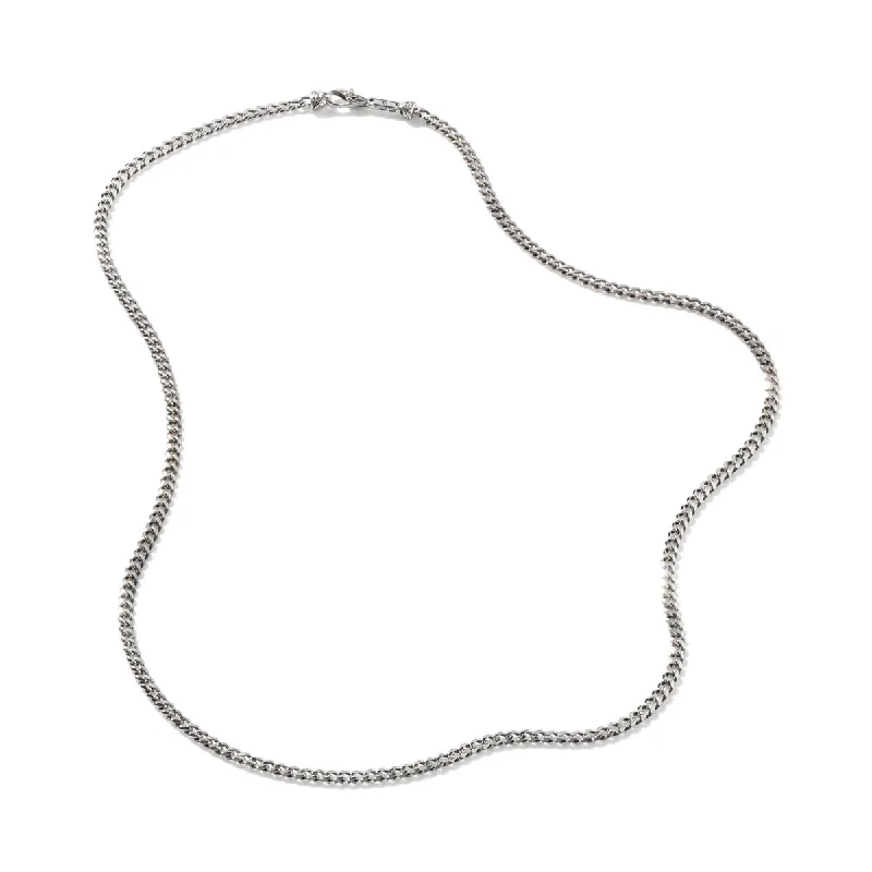 John Hardy Classic Chain Collection Curb Chain in Sterling Silver (22 inches and 3.9mm wide)