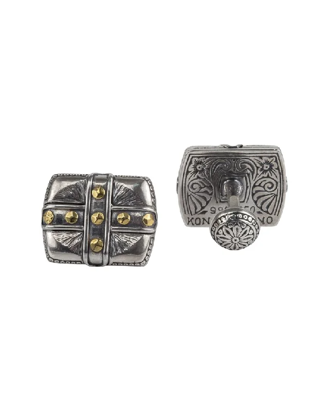 Konstantino 18K & Silver Cufflinks