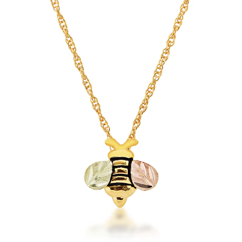 Landstrom's Black Hills Gold Bumble Bee Pendant