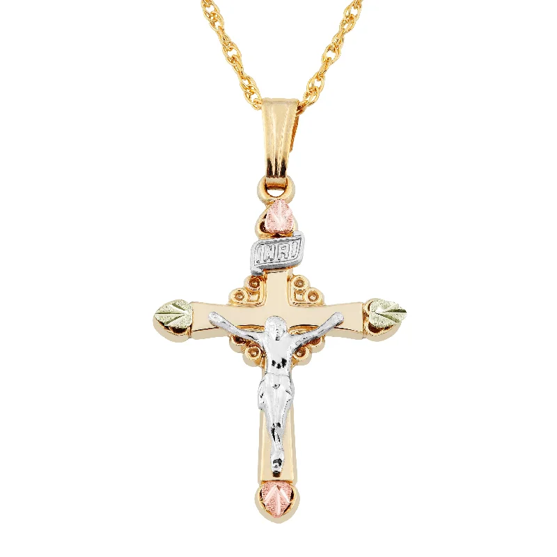 Landstrom's Black Hills Gold Crucifix