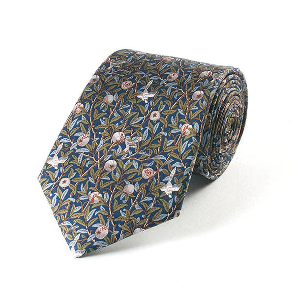 Morris Pomegranate Silk Tie