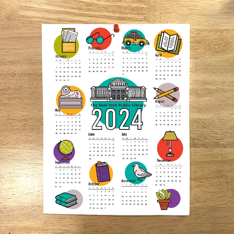 Printable NYPL 2024 Calendar